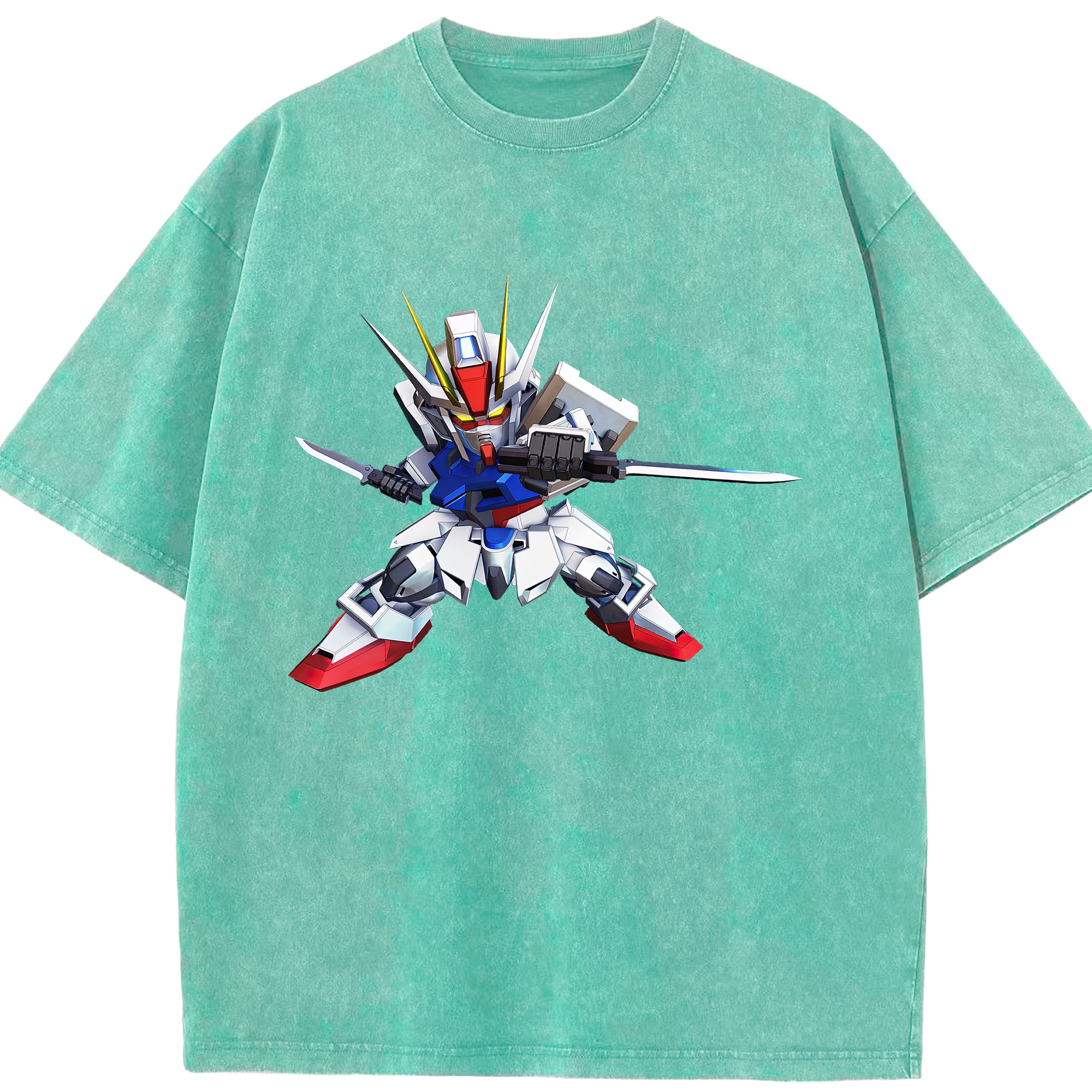 （画像用） 機動戦士ガンダム Mobile Suit Gundam 綿100% ヴィンテージ風 半袖Tシャツ（フロントプリント）